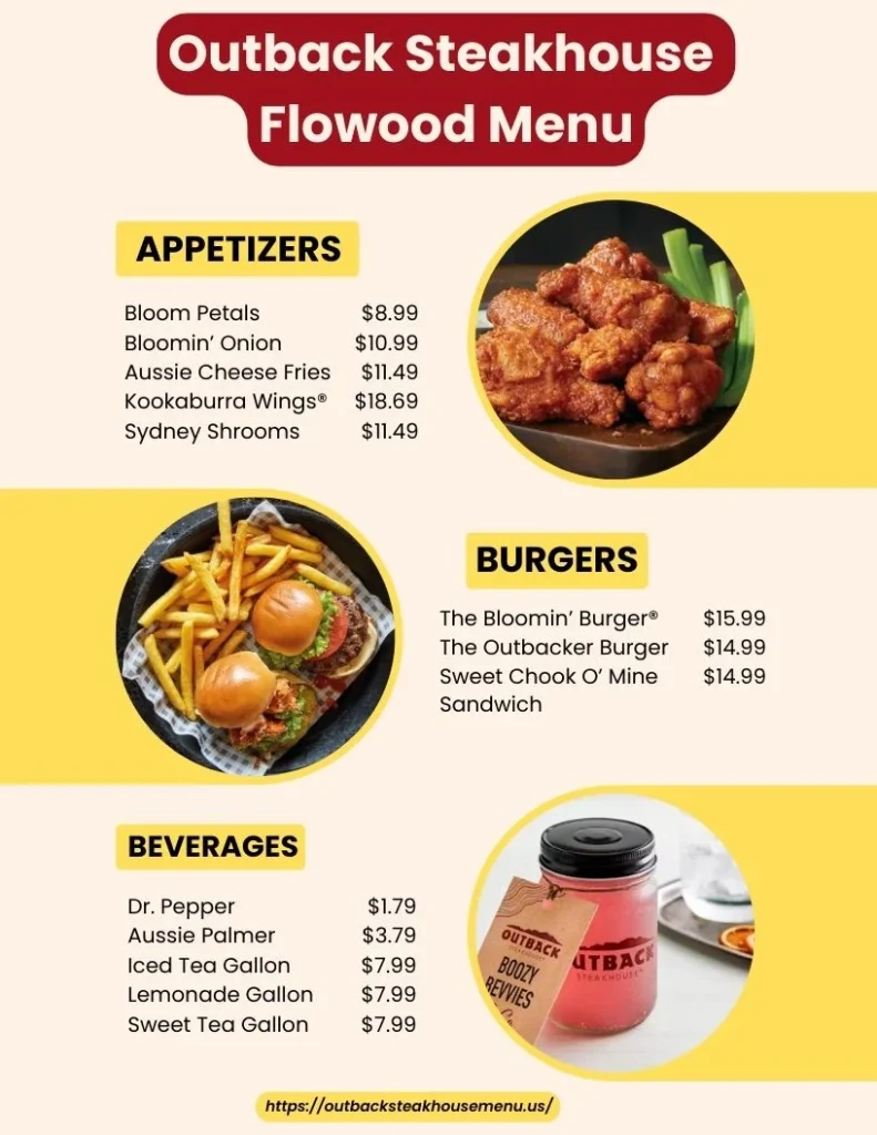 Outback Steakhouse Flowood Menu With Prices